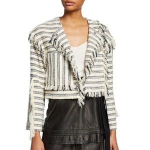 3.1 Phillip Lim size 4 Cropped fringe jacket, NWT